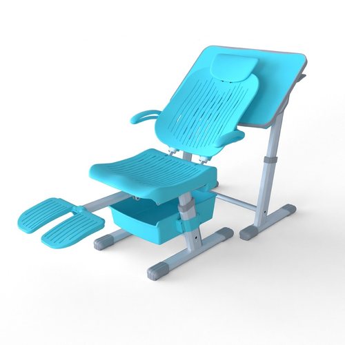 恩留wxy0022可折叠可翻转可躺升降课桌椅中小学生午休课桌椅