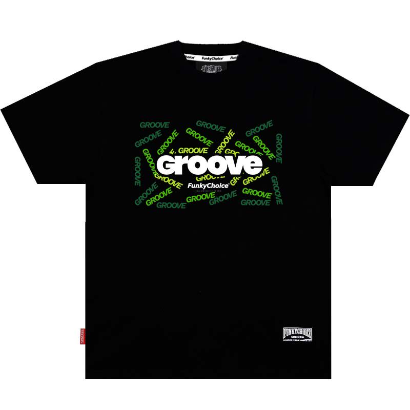 重磅T恤groove短袖男款字母logo