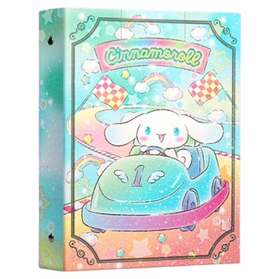 正版玉桂狗卡册卡片收纳册儿童3三寸拍立得相册本活页四宫格大容量小马宝莉哪咤奥特曼泡泡玛特盲盒明星小卡