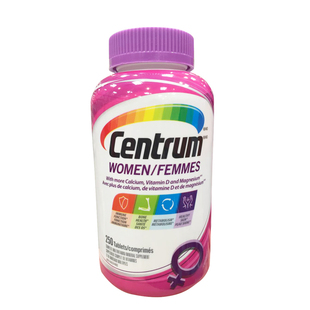 2瓶减10加拿大直邮善存CENTRUM女性复合维生素矿物质19-50岁250粒