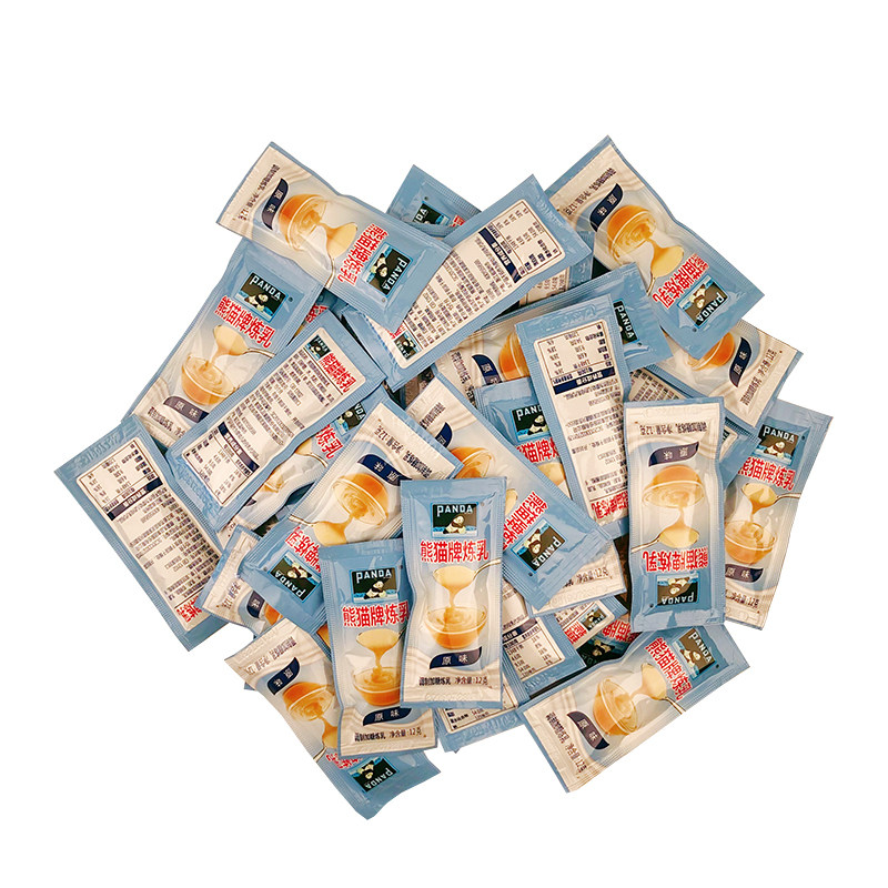 烘焙原料 熊猫炼乳12g*30袋 熊猫牌炼奶炼乳馒头蛋糕咖啡搭配包邮
