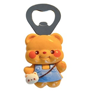 磁吸式冰箱贴开瓶器创意卡通啤酒瓶盖起子实用高颜值个性可爱装饰