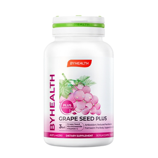 BYHEALTH升级葡萄籽胶囊光盾片烟酰胺原花青素维C抗光损美容焕亮
