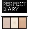 完美日记立体流光修容盘三色哑光高光阴影