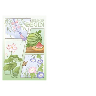 沉墨荷兰白卡纸明信片来图定制绘画贺卡书签名片打印二次元动漫谷子谷美印刷diy明星无料烫金卡片自印自制