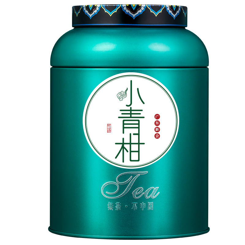 普洱茶小青柑熟普茶叶新会老陈皮普洱熟茶小青柑桔普茶礼盒装500g
