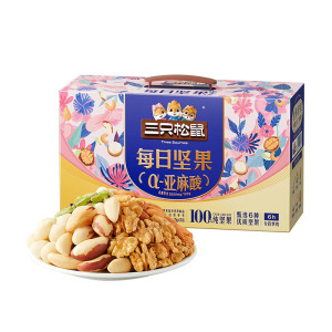 【李佳琦直播间618零食节】三只松鼠女生款每日坚果750g纯坚果款