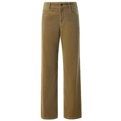 OCHIRLY欧时力灯芯绒小直筒长裤