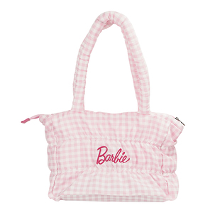 Barbie芭比官方正品时尚包包女款单肩包腋下托特包斜挎包手提礼物