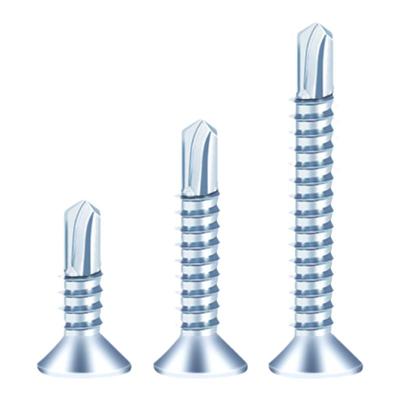 燕尾丝十字沉头平钻尾彩钢瓦钉