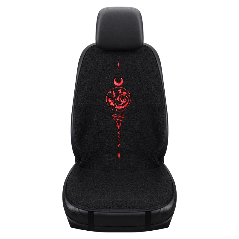 汽车加热坐垫冬季车载座垫通用12V车用保暖座椅垫电加热毛绒双座