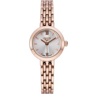 聚利时JULIUS超薄小巧圆形手表小金表手链表时尚复古女士学生女表