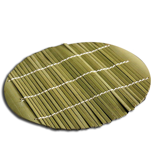 圆形寿司竹卷帘饭桌竹菜垫圆形垫紫菜包饭卷帘寿司工具寿司卷帘模