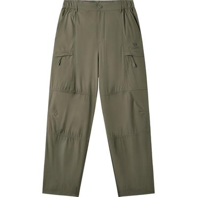 骆驼男装秋冬季男款梭织长裤