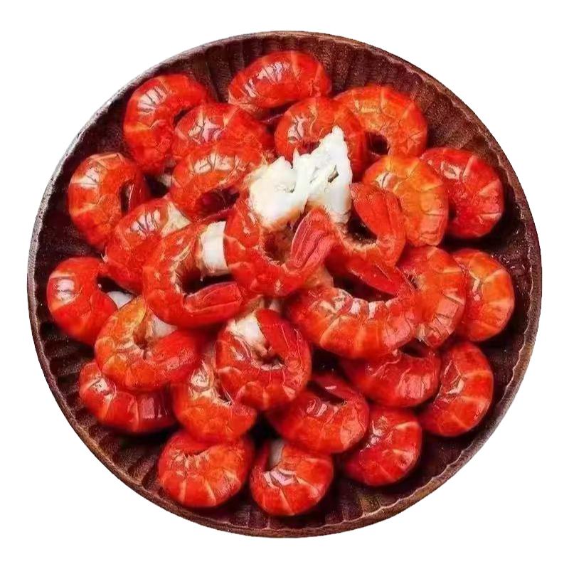 无冰龙虾尾冷冻鲜活小龙虾无冰衣净重虾尾特大号虾球餐饮商用生鲜