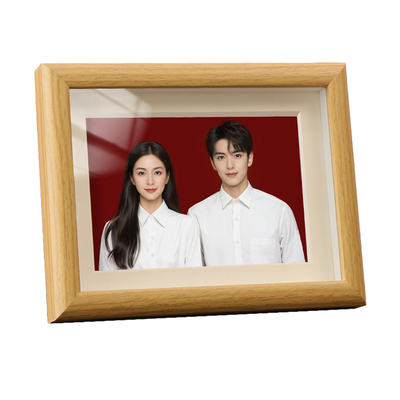 情侣海马体结婚登记照相框摆台