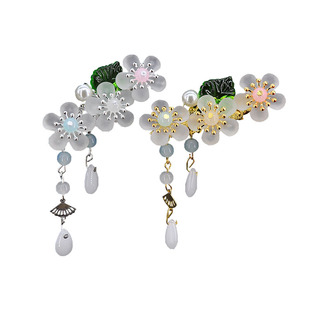 儿童超仙头饰中国发饰古代流苏步摇发夹少女古装汉服古风发卡对夹