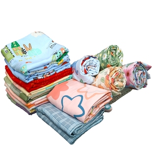 1.6米宽幅人造棉布料被罩卡通棉绸床单四件套夏凉被夏季冰丝面料