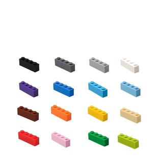 3010散装积木散装基础小颗粒1x4高砖模型拼装玩具兼容乐高砖块