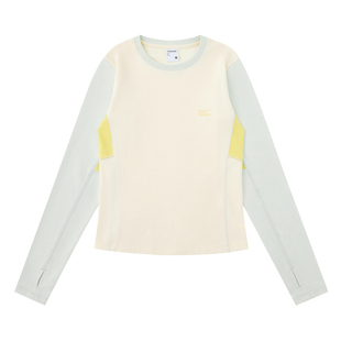 TreesOutside户外女款撞色拼片合身速干长袖T恤