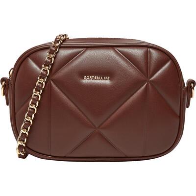 百思图2025秋季新款商场同款绗缝包时尚潮流单肩斜挎包女J5019CX5