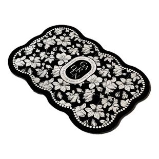 复古硅藻泥地垫卫生间门口脚垫家用速干地毯浴室洗手间厕所防滑垫