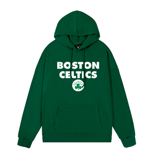 美式篮球训练运动连帽卫衣独行侠掘金勇士快船宽松长袖保暖外套男