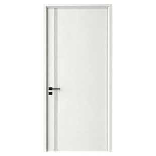 木制隔音门厂家直销实木T型双止口卧室内静音房间家用木质门定制