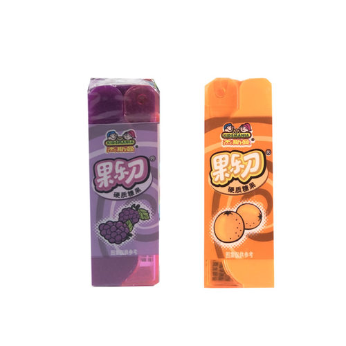 杰斯曼果乐刀硬质糖果12g*48支水果味硬糖儿童玩具零食糖果