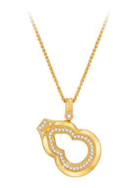 轻奢时尚百搭精致灵动古法葫芦项链TSJ8984