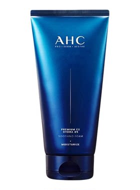 AHC水盈舒缓修护水乳洁面乳