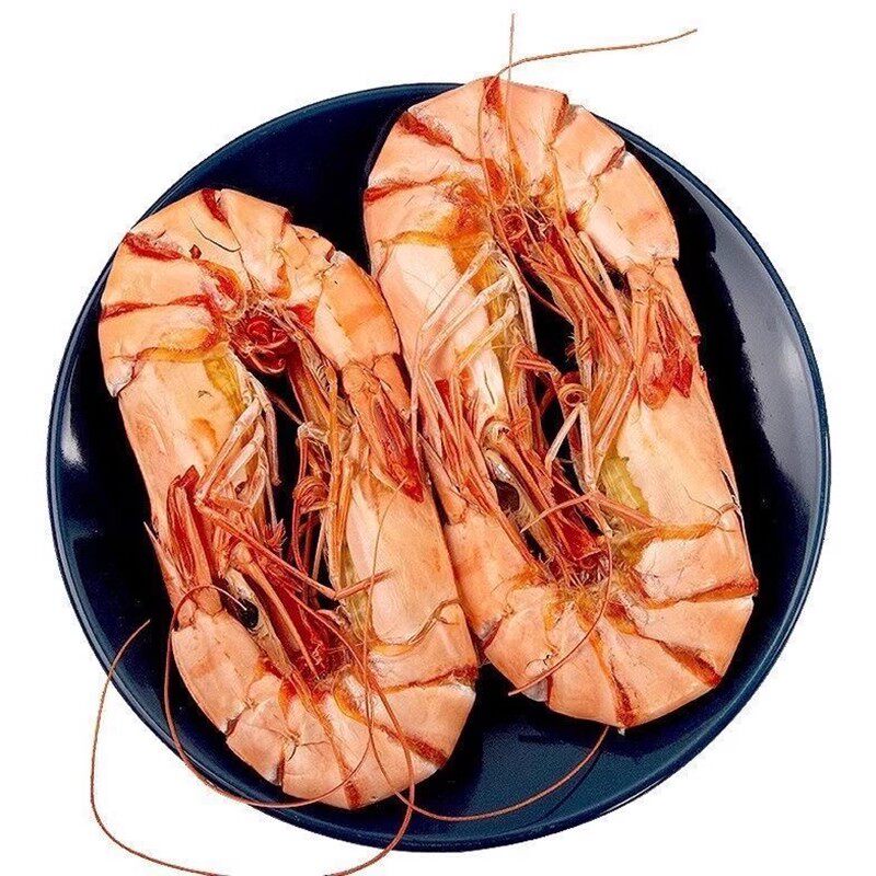 温州特产烤虾干即食特大九节虾干对虾斑节虾干无添加海味零食500g