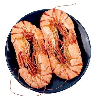 温州特产烤虾干即食特大九节虾干对虾斑节虾干无添加海味零食500g