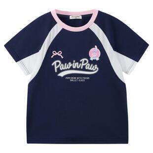 【索罗娜凉感】PawinPaw卡通小熊童装夏女童撞色运动T恤
