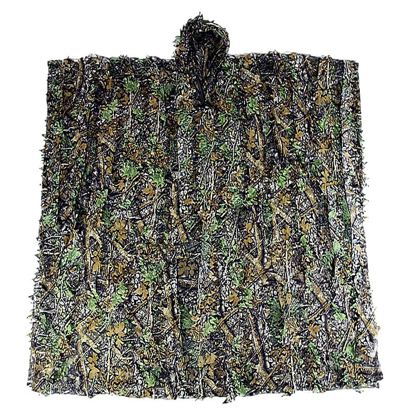 吃鸡装备树林仿生迷彩三D吉利服披风观鸟伪装服透气便利配收纳袋