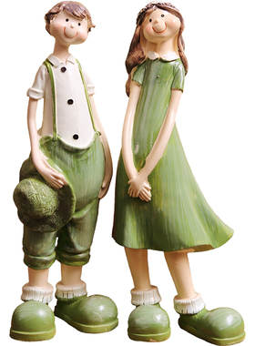 美式乡村风森林绿色系列婚庆摆件