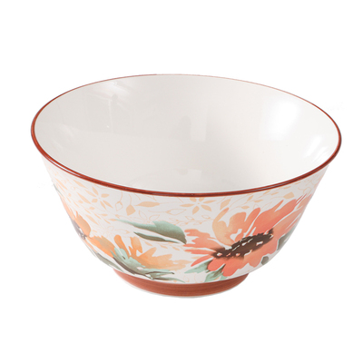 千顺陶瓷田园风大众米饭碗面碗