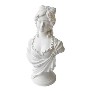 首饰展示架 ins风白色石膏项链耳环珠宝饰品收纳陈列直播背景道具