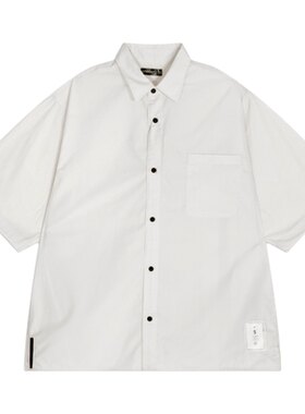 NUMERALS 衬衫男2026夏季新款简约通勤含棉休闲短袖上衣666892