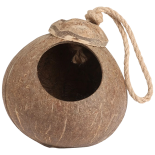 鹦鹉椰壳窝夏天睡觉窝鸟窝四季通用椰子壳草窝虎皮牡丹玄凤鸟屋子