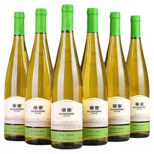 华东精制薏丝琳干白葡萄酒国产整箱红酒6支装百利酒庄送货上门