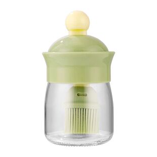 油刷油刷瓶油瓶一体玻璃食品级油刷子厨房烙饼硅胶刷烧烤刷不挂油