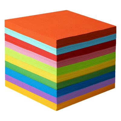 儿童彩色diy手工折纸剪纸