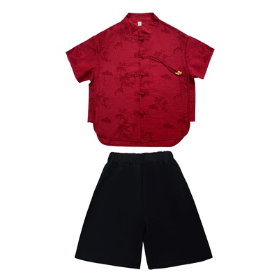 儿童新中式国风汉服套装演出服