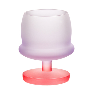 mumu®中式网红可爱果汁杯高颜值女士水晶玻璃饮料杯飞碟杯礼盒装