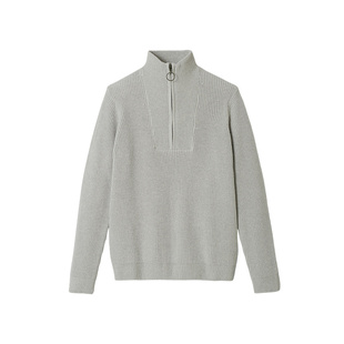 迪卡侬针织衫女半拉链高领毛衣保暖套头衫运动长袖卫衣SAG2