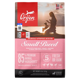 orijen渴望小型犬粮美国进口泰迪博美全阶段配方狗粮1.8/4.5KG