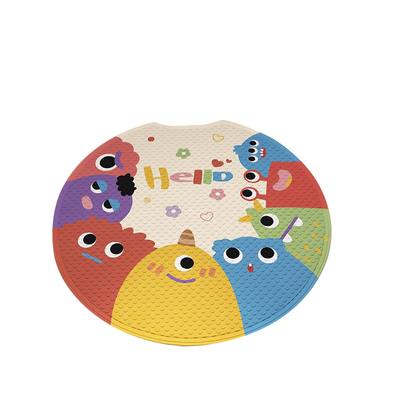 圆形浴室地垫儿童防滑垫防摔垫子