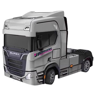 中国一汽迷你遥控车rc四驱漂移小半挂货车百吨王儿童玩具新年礼物