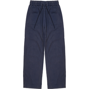 O3PARK日系宽松工装裤通勤百搭弯刀廓形做旧褪色休闲裤水洗法工裤